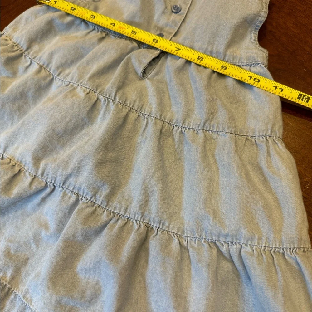 GAP Light Blue Denim Kids Casual Dress Size 18-24 months